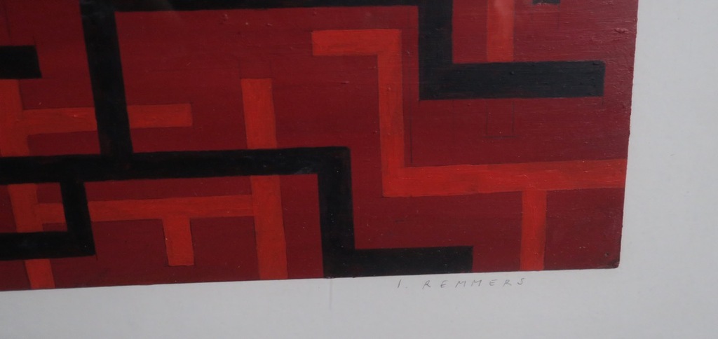 Ingrid Remmers: Acryl op papier, Z.T. - Ingelijst (Groot) kopen? Bied vanaf 35!