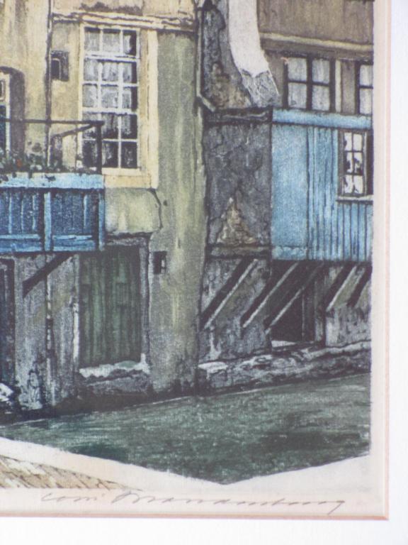 Cornelis Brandenburg, OZ Achterburgwal Amsterdam, Kleurets kopen? Bied vanaf 55!