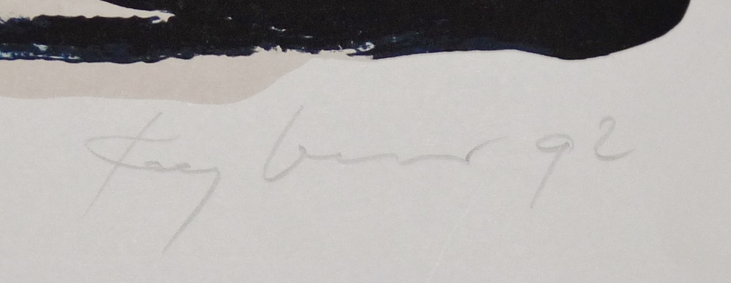 Theo Kuijpers: lithografie, Abstract, Gesigneerd, 1992, Oplage 10 ex.! kopen? Bied vanaf 60!