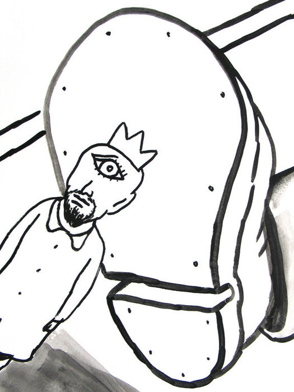 KAMAGURKA aquarel schilderij op papier, gesigneerd kopen? Bied vanaf 400!