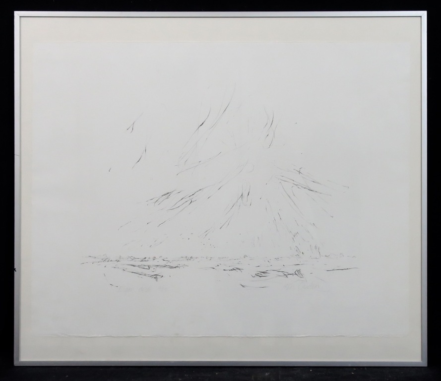 Willem den Ouden: Litho, Contre jour II - Ingelijst verkocht voor € 55!