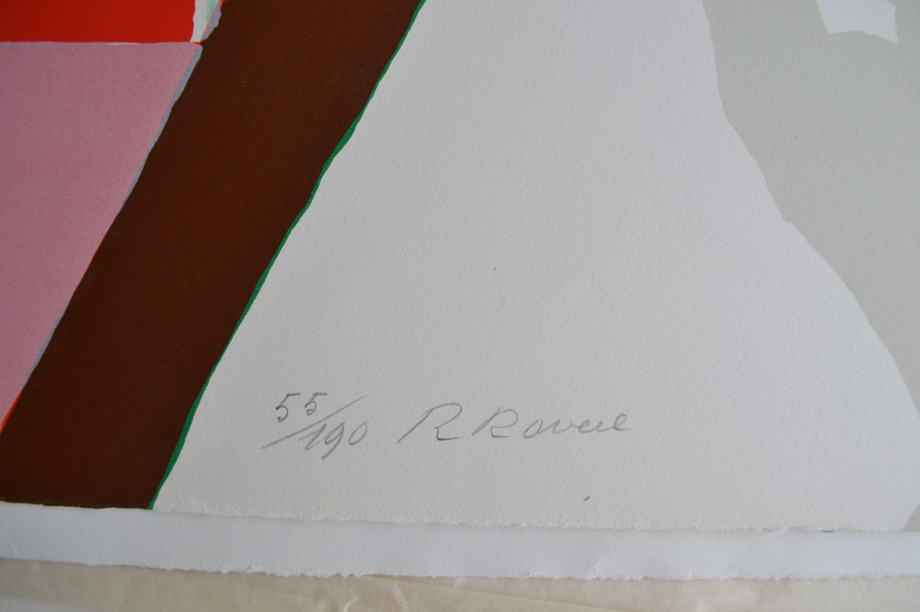 Roger Raveel  - Zonder titel (Kleuren litho Prent 190) kopen? Bied vanaf 650!