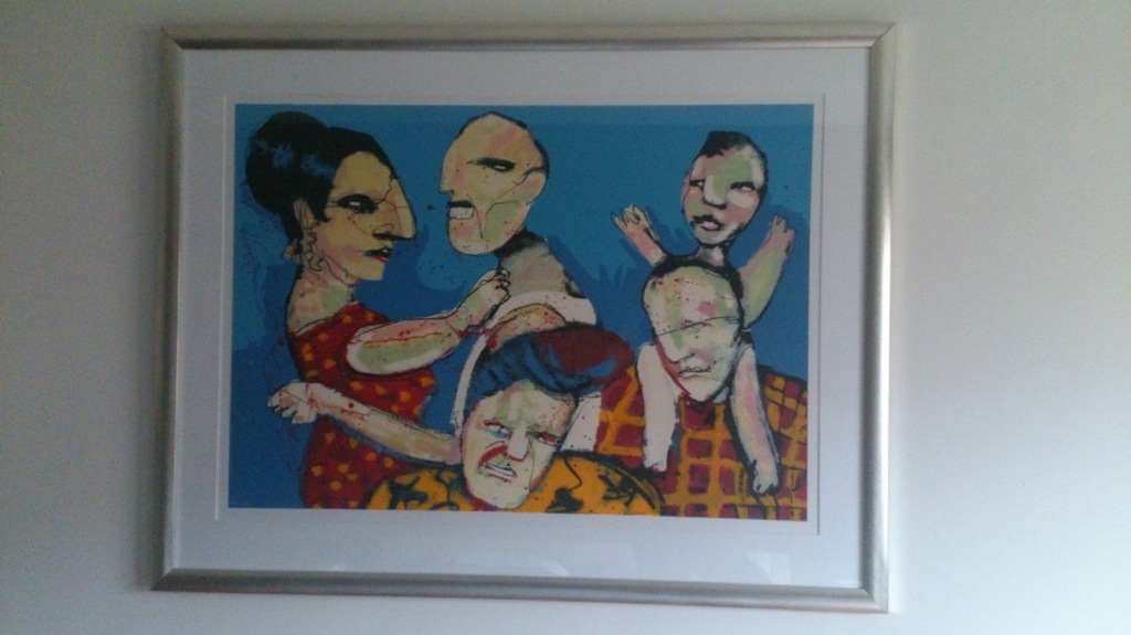 Herman Brood, zeefdruk, 'Family Affair' kopen? Bied vanaf 350!