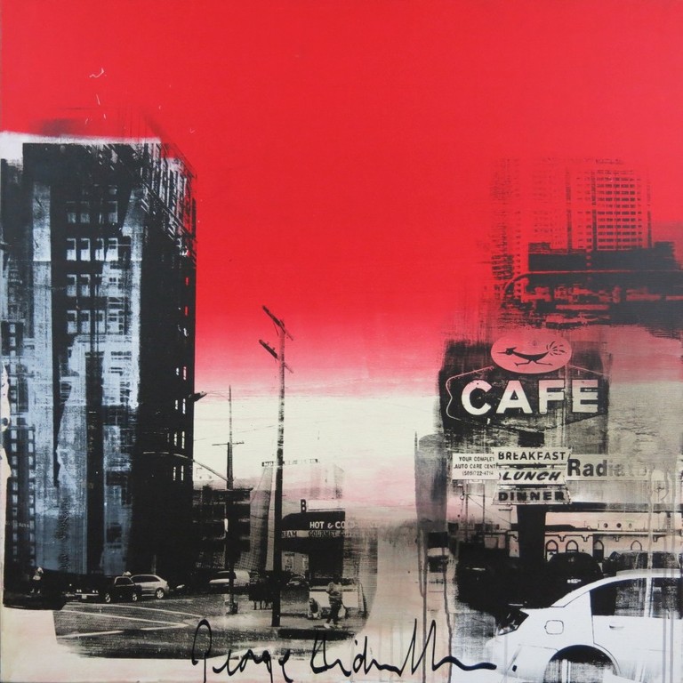 George Heidweiller: Acryl op Doek, Cityscape (groot) kopen? Bied vanaf 350!