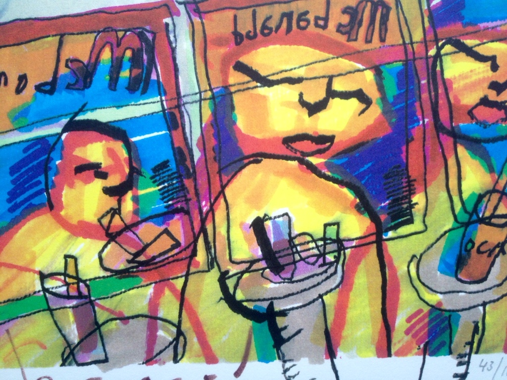 Herman Brood, zeefdruk, Big Smack kopen? Bied vanaf 200!