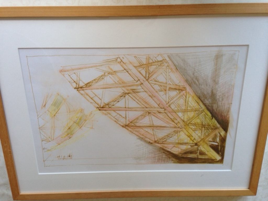 Hans van Zummeren - Hans van Zummeren : gemengde techniek Winsum ingelijst kopen? Bied vanaf 49!