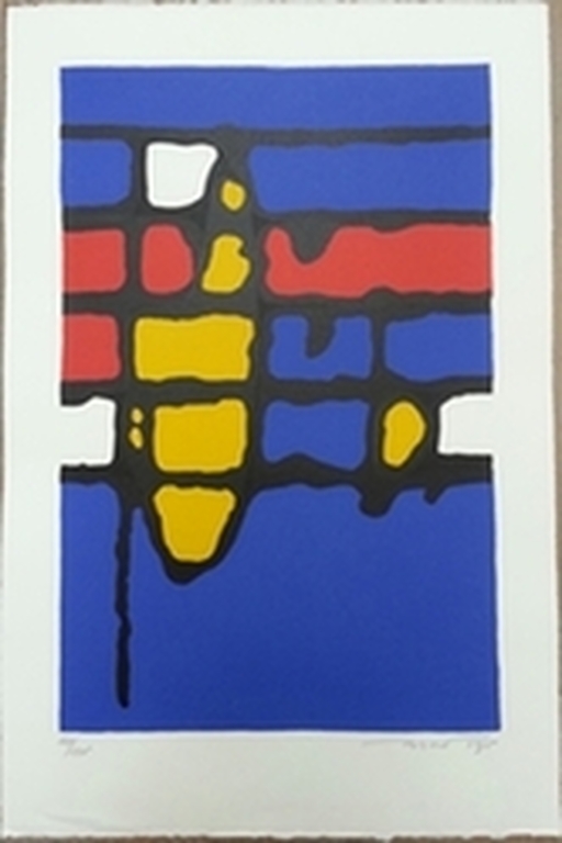Willem Brauck, zeefdruk op papier kopen? Bied vanaf 20!