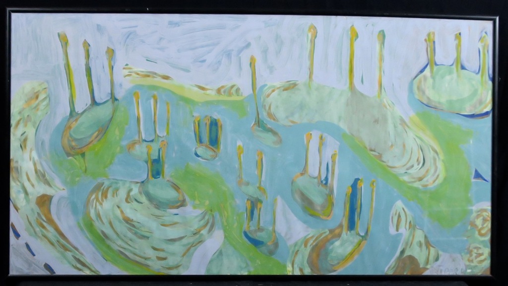 Mirjam Burer: Acryl op papier, Zonder titel - Ingelijst (groot) kopen? Bied vanaf 50!