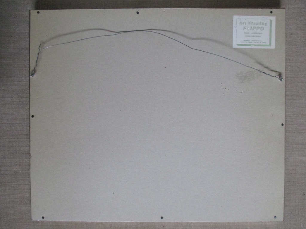 Klaas de Poel, ingelijste inkttekening Magere Brug Amsterdam 1954 kopen? Bied vanaf 1!