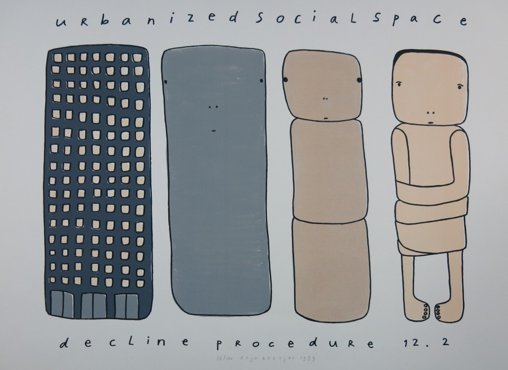 Anje Roosjen: Zeefdruk, Decline procedure verkocht voor € 40!