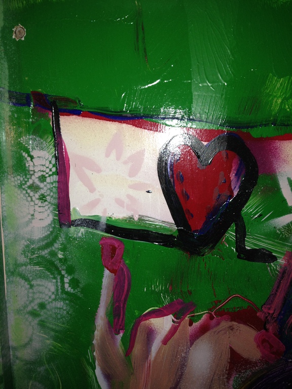 Uniek beschilderde kastdeur door Espen Greger Hagen kopen? Bied vanaf 175!