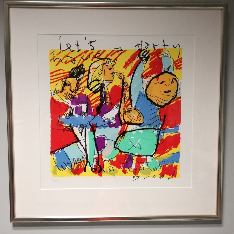 Herman Brood: Kleurenzeefdruk, Let's have a party  kopen? Bied vanaf 249!