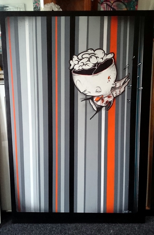 Origineel graffiti van B.Art op doek! kopen? Bied vanaf 450!