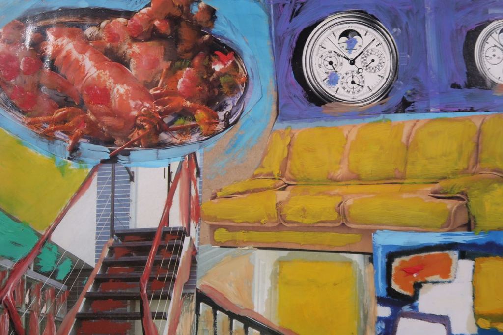 Meertje Kaal: Olieverf en collage, De materie spreekt - Ingelijst kopen? Bied vanaf 1!