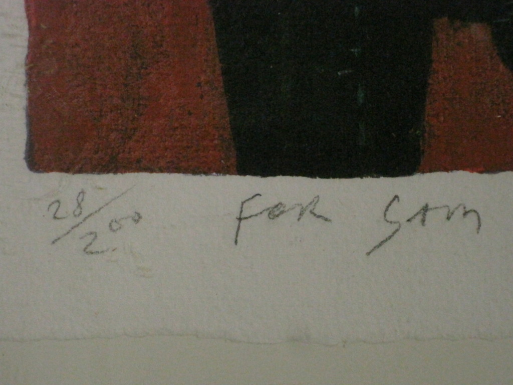 Shinkichi Tajiri 1923-2009 Litho nr 28 van 200 "st Joris en de draak" ZELDZAAM! kopen? Bied vanaf 1!