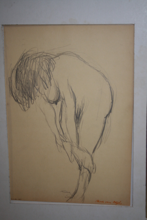 EROTIEK - UITKLEDENDE NAAKTE DAME  - BORIS VAN WIJK kopen? Bied vanaf 1!