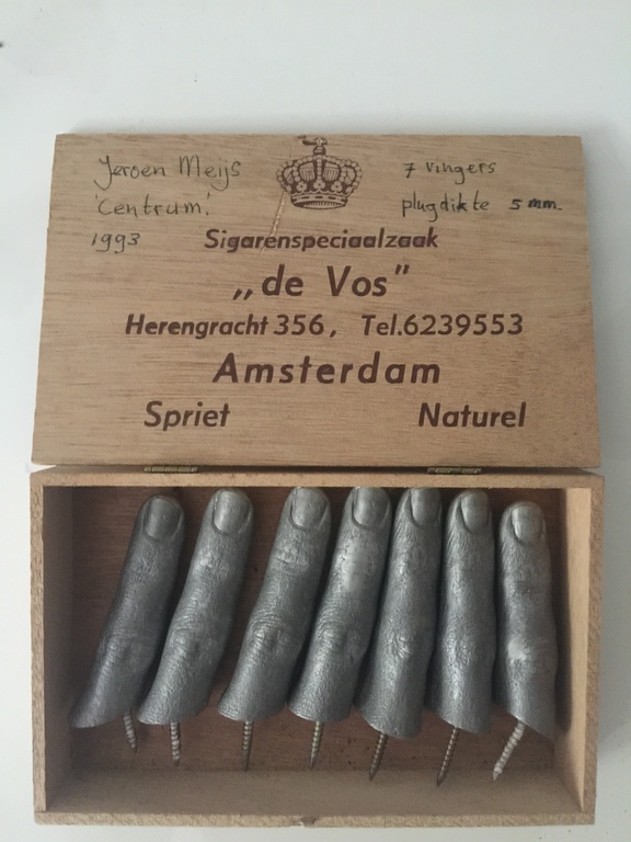 Jeroen Meijs, Vingerserie, 1993 verkocht voor € 150!