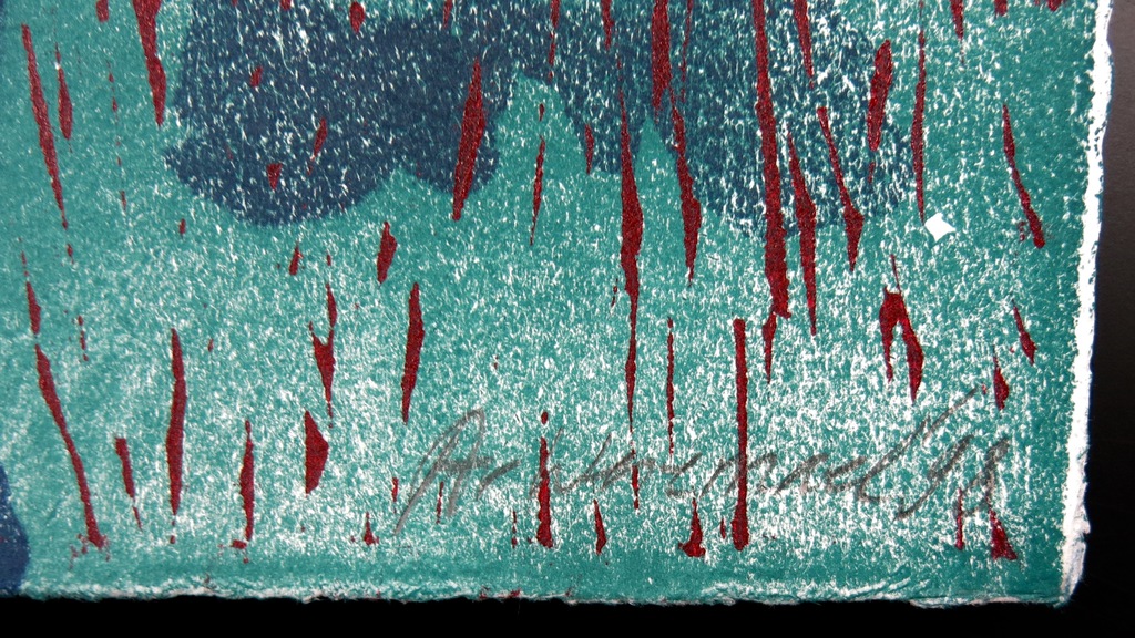 Angelique van Wesemael: Houtsnede en lino op papier, Zonder titel kopen? Bied vanaf 50!