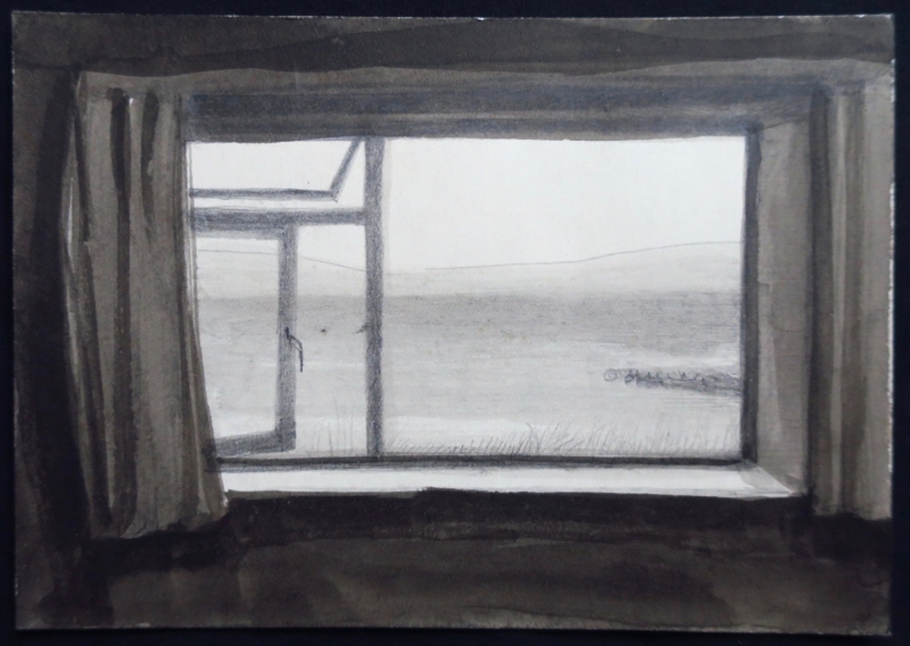 Gottfried Wiegand: Potloodtekening,Gouache, Franz. lokal bei Barna verkocht voor € 55!