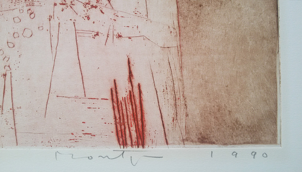 Jan Montyn - Gunung Merapi, aquatint ets kopen? Bied vanaf 175!