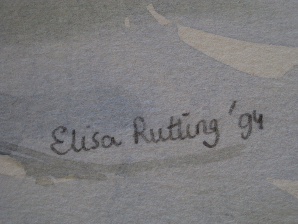 Grote aquarel "Botters op een rustige waddenzee bij Terschelling" gesigneerd kopen? Bied vanaf 1!