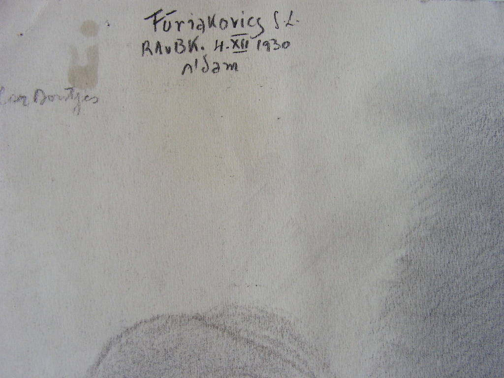 Onduidelijk gesigneerd  - potlood op papier. -  dame met nerts.. kopen? Bied vanaf 1!