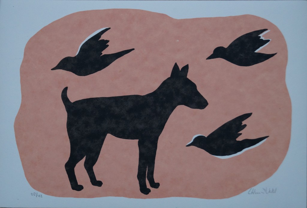 Loes Huis in 't Veld - gesigneerde zeefdruk - 42 ex. kopen? Bied vanaf 20!