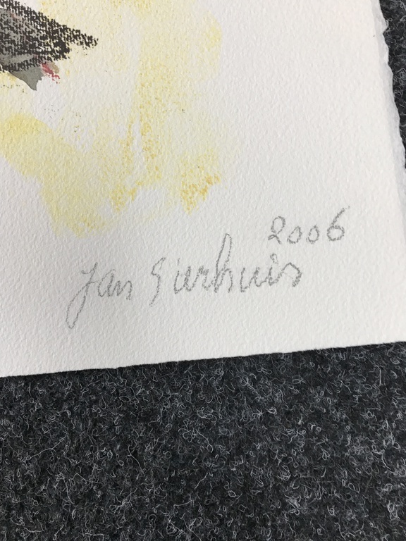 Jan Sierhuis piëzografiek (zeefdruk) - E/A ex. - 2006  DE DANS kopen? Bied vanaf 1!
