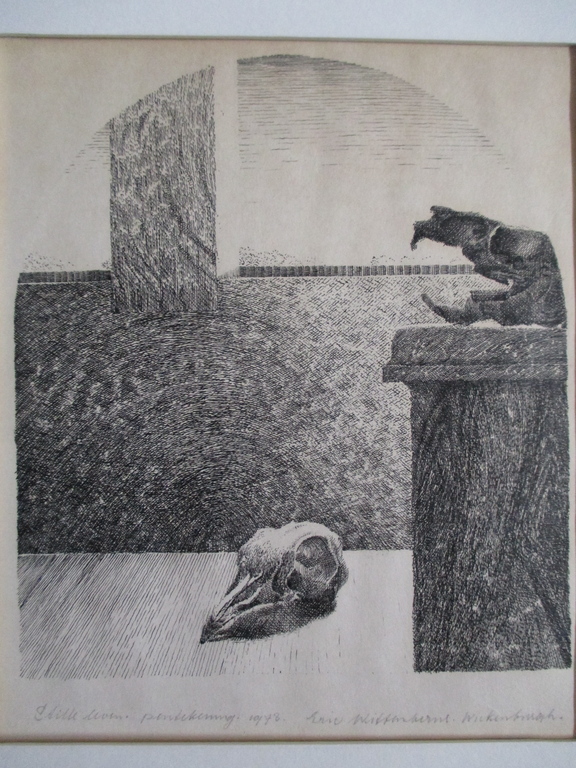 Eric Wittenberns, pentekening 1973 "Wickenburgh" verkocht voor € 40!
