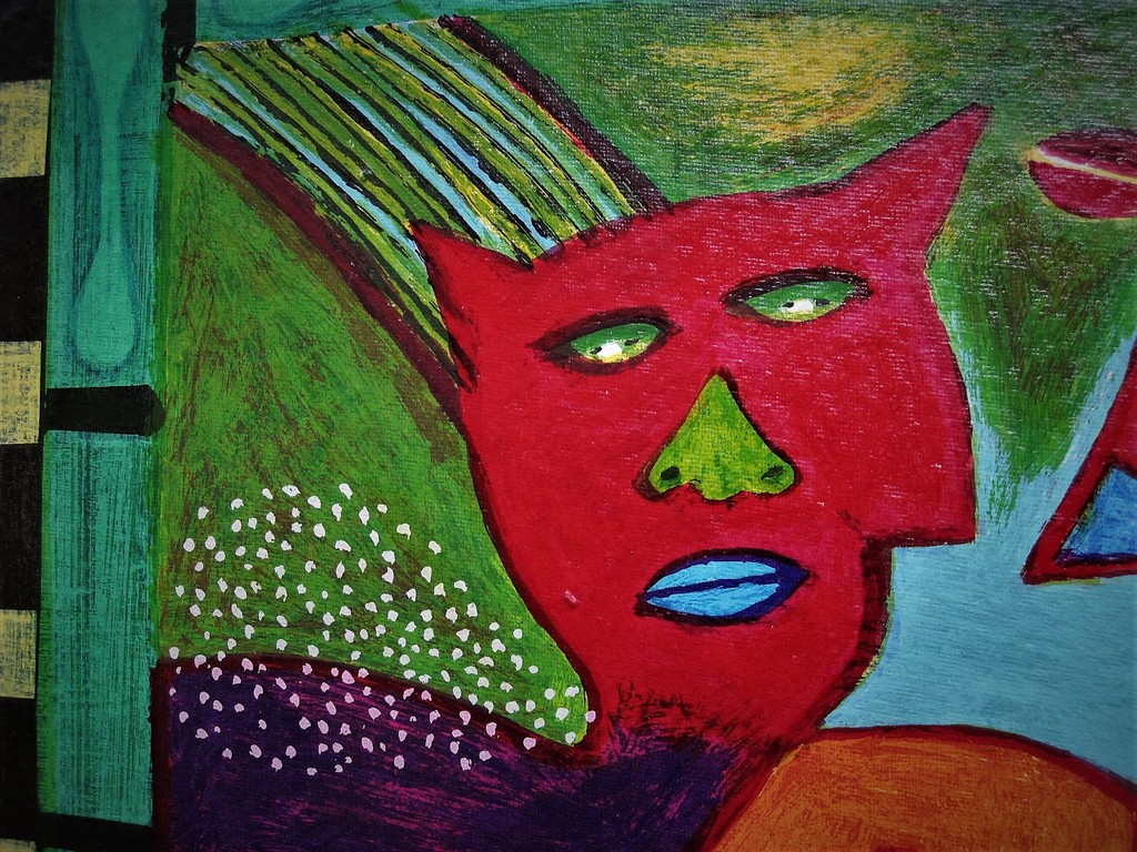 Karakteristiek expressionistisch gesigneerd Zeefdruk Clemens Briels "Gato" kopen? Bied vanaf 1!