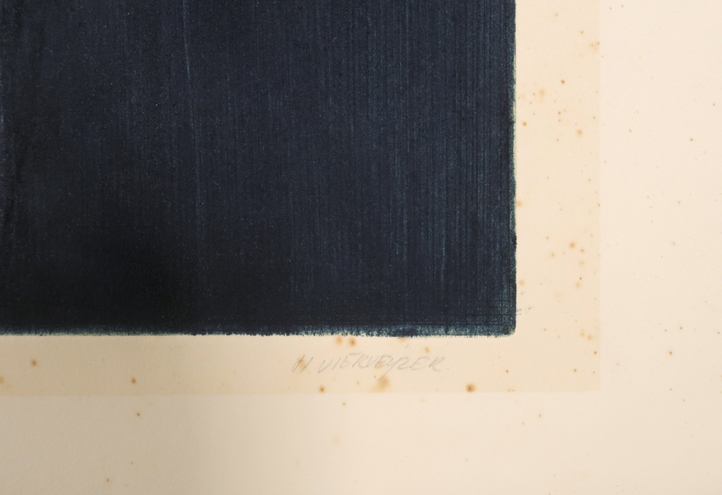 Henk Vierveijzer: Ets en aquatint, Twee mensen kopen? Bied vanaf 1!