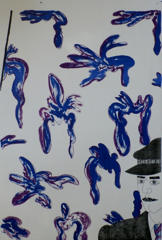 Alphons Freymuth - zeer grote litho: Rik - 1973 verkocht voor € 65!