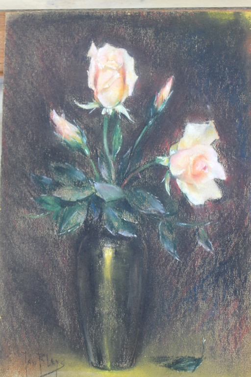 Jan Bleys ( 1868-1952)     Bloemstilleven            Pastel kopen? Bied vanaf 350!