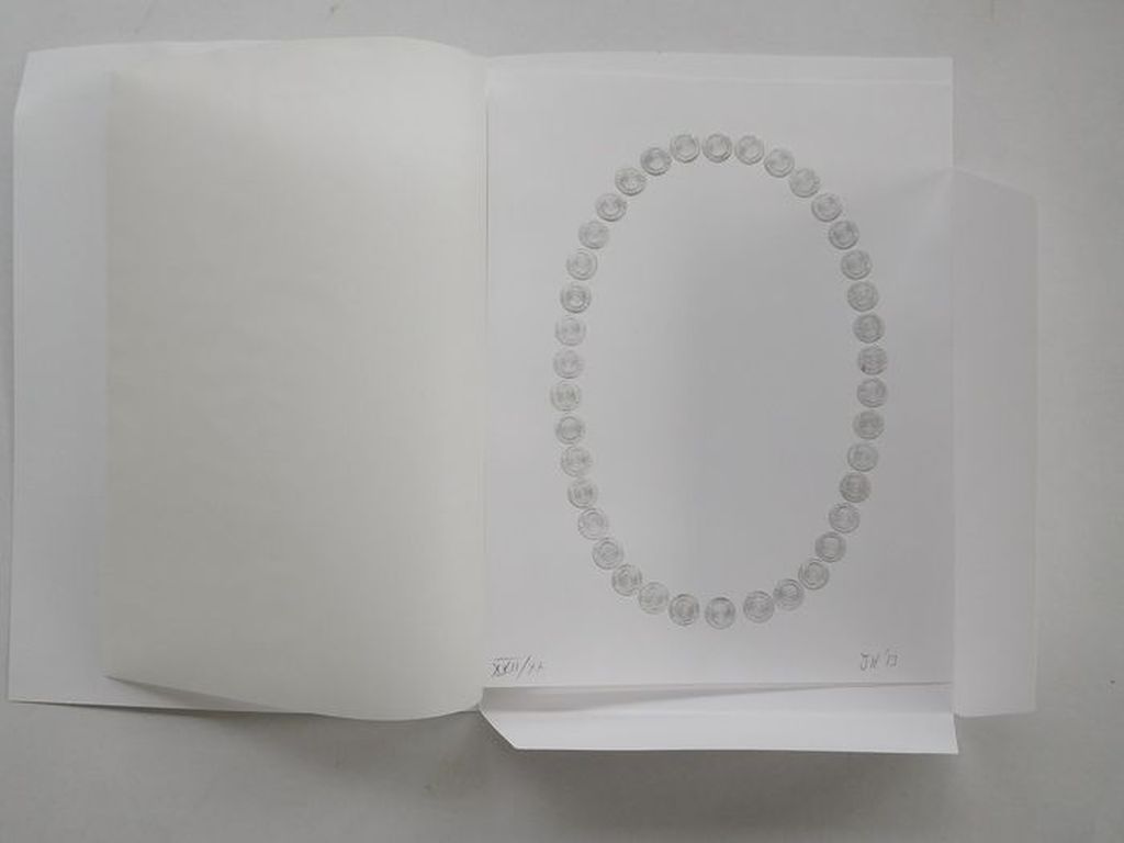 Jan Henderikse, Blinddruk Antilliaanse muntjes, XVII/XX, 2013, Gesigneerd  kopen? Bied vanaf 150!