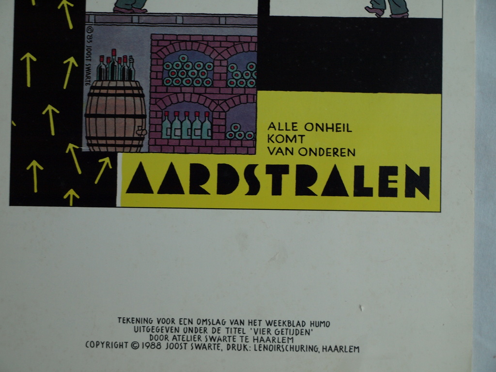 Joost Swarte : 2x prent, Dossier Verkeer + Aardstralen – 1988 kopen? Bied vanaf 1!