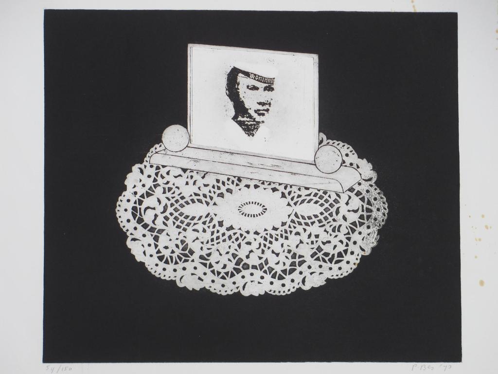 Peter Bes, Matroos op Tafel, Ets verkocht voor € 60!