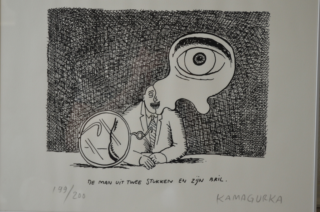 Kamagurka: Zeefdruk, De man uit twee stukken...... kopen? Bied vanaf 129!
