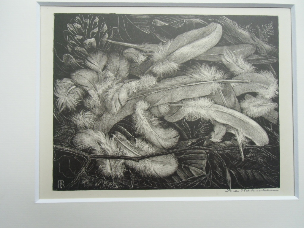 VEERTJES   ///   LITHO VAN INA RAHUSEN kopen? Bied vanaf 30!