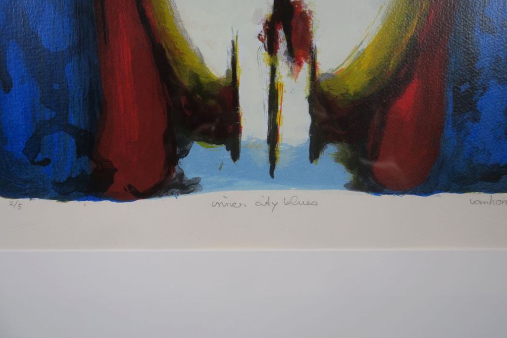 Hans Vanhorck: Zeefdruk, Inner city blues - Ingelijst kopen? Bied vanaf 40!