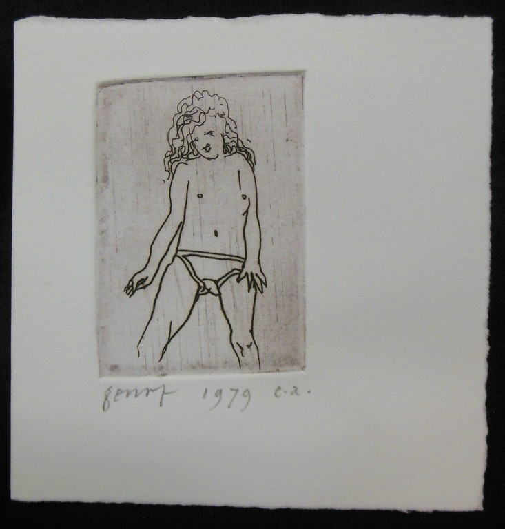 Geurt van Dijk: 3x Ets, Naakte vrouw kopen? Bied vanaf 20!