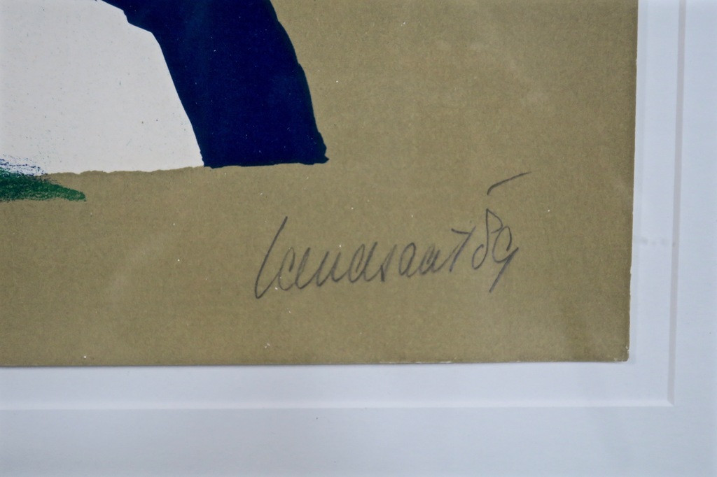 Hans Landsaat: Zeefdruk, Zonder titel - Ingelijst (Groot) kopen? Bied vanaf 20!