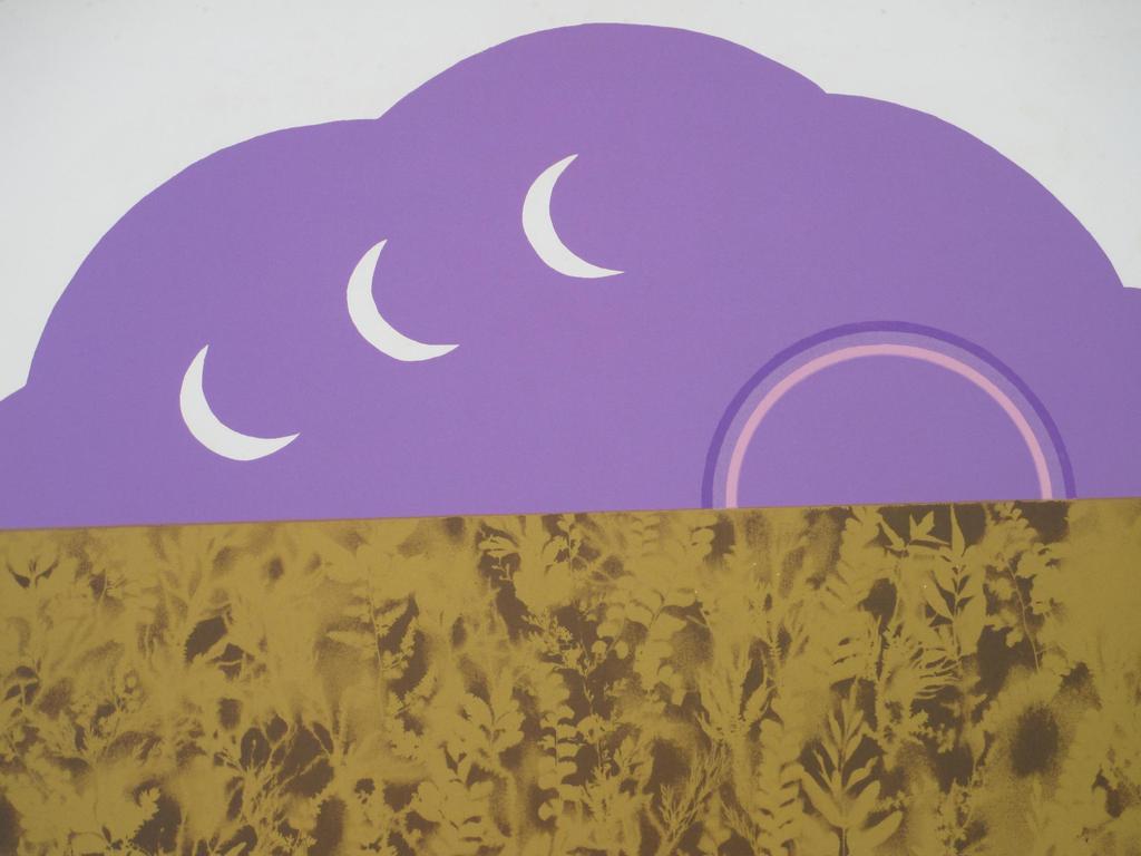 Milvia Maglione, Wolklandschap, Zeefdruk kopen? Bied vanaf 35!