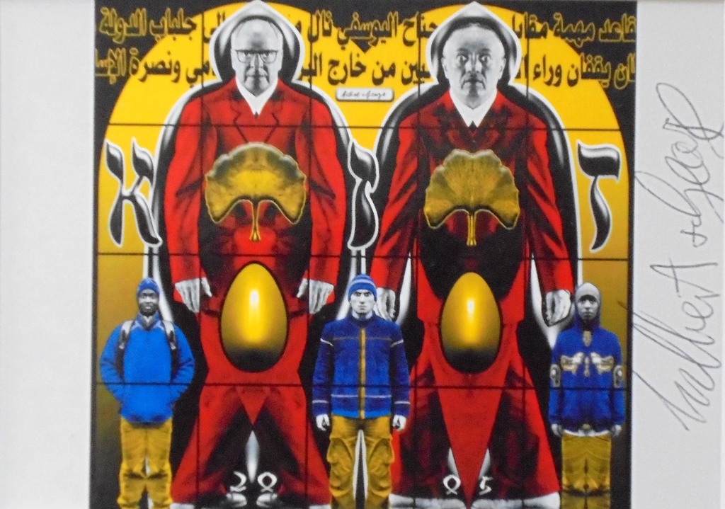 Gilbert & George - KIT 2005 - artcard - handgesigneerd verkocht voor € 39!