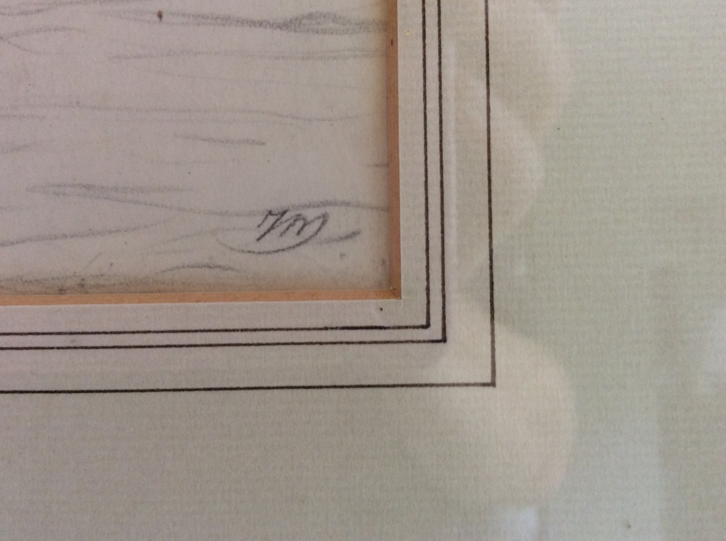 Ids Wiersma, potloodtekening, schets Friese Meren kopen? Bied vanaf 30!