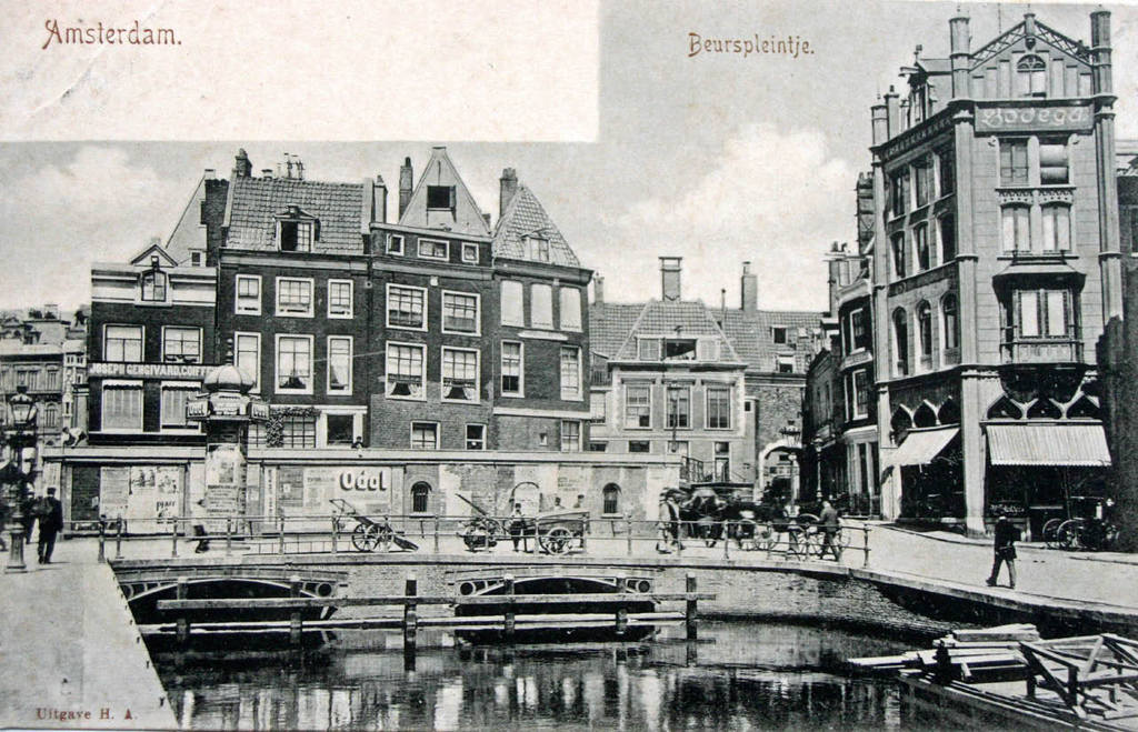 Henri Cassiers - Het Rokin in de winter, aquatint ets kopen? Bied vanaf 250!