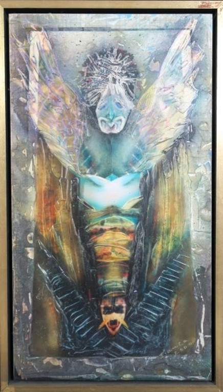 Franca Muller Jabusch: Handbeschilderde foto, Uit de diepte omhoog - Ingelijst kopen? Bied vanaf 40!