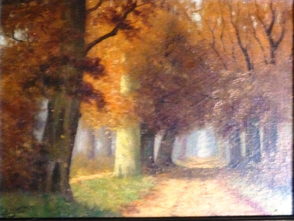 Anne Marinus Broekman [1874-1946]: doek, Larensbos kopen? Bied vanaf 65!