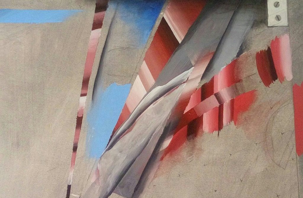 Geert Mols: acryl op papier, z.t., groot werk uit 1982 kopen? Bied vanaf 50!
