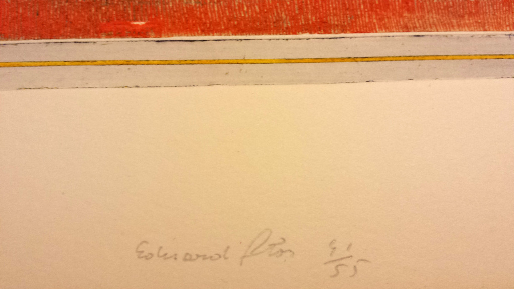 Eduard Flor, Ets nr 5, tijd, 1974 kopen? Bied vanaf 5!