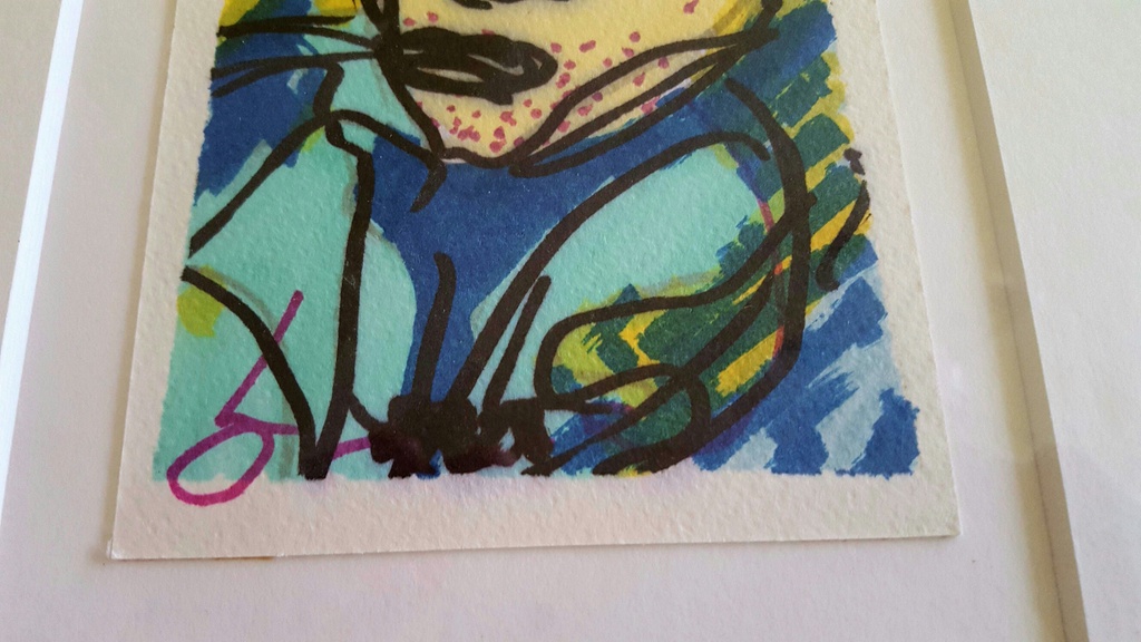 Herman Brood, stifttekening kopen? Bied vanaf 150!